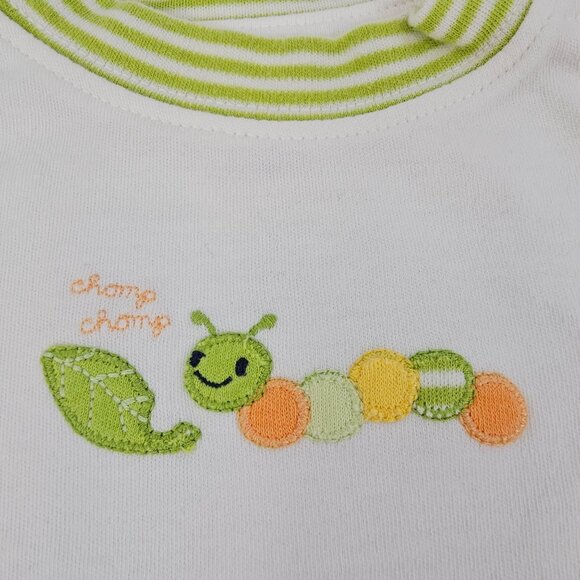 Newborn Baby Bodysuits 0-3M 3Pc Safari Zoo Animal Boys OnePiece Pajama Sleepwear - Picture 8 of 16